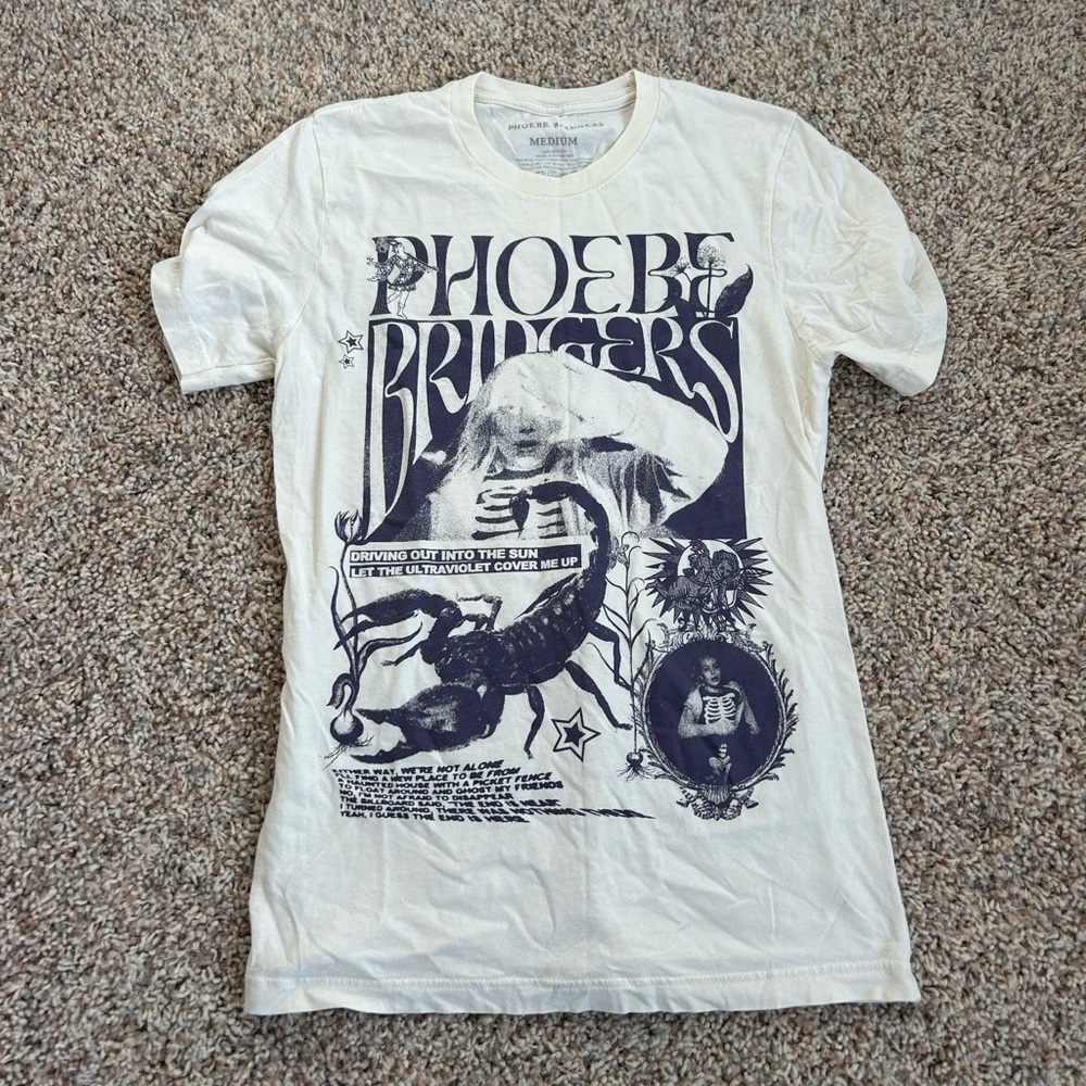 Phoebe Bridgers “the end” concert shirt